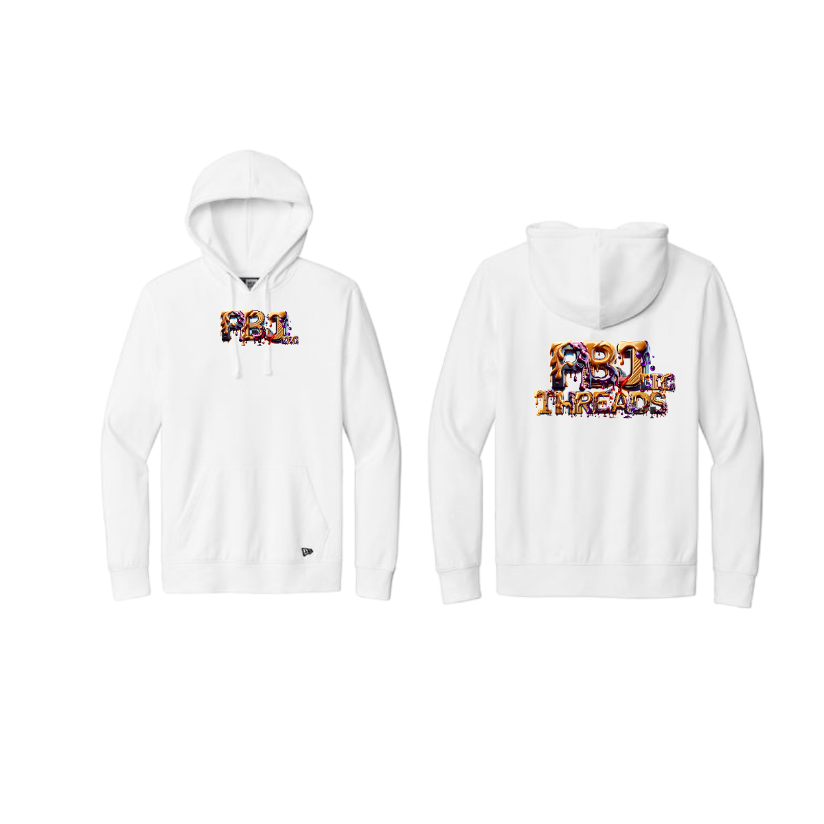 PBJ llc Threads Signature New Era Hoodie